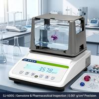 0.001g/cm³ High Precision Digital Density Meter Electronic Densimeter for Solid Liquid Gold Silver Testing Lab Equipment