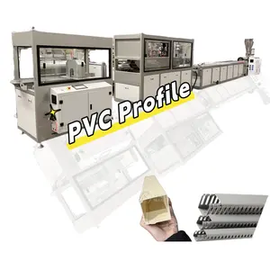 PVC Cable Trunk extrusion line Wiring Duct extruder machine Cable Trunking Channel production line