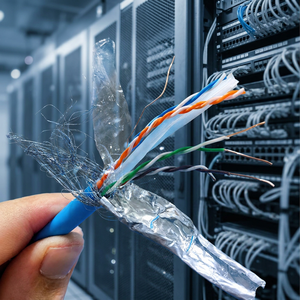 สายเคเบิลอีเธอร์เน็ต Cat6 SFTP ป้องกันสัญญาณรบกวน ขนาด 23AWG ทองแดงแท้ 100% ความยาว 305 เมตร (1000 ฟุต) สำหรับเดินสายแลน โรงงานผลิต OEM - Product Image 2