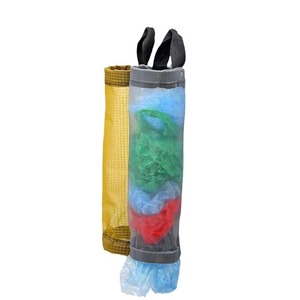 <b>Wall</b> Mounted <b>Storage</b> Bag Yellow Rectangle Kitchen Organizer Large Capacity Food Container <b>Hanging</b> Bag For Daily Use - Product Image 2