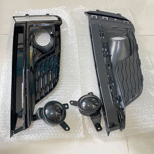Rejilla de Plástico Negro Brillante Estilo S5 para Faros Antiniebla, Nueva Cubierta de Lámpara Delantera para Audi A5/S5 2020-2024 B9.5 - Product Image 2