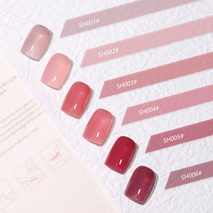 Vernis à ongles gel UV LED effet dégradé translucide, fini brillant, résistant aux rayures, à retirer par trempage, pour <span class=keywords><strong>manucure</strong></span> - Product Image 4