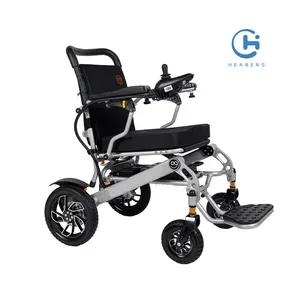 HBS0045 20AH 배터리가있는 최고의 파워 휠체어 폴더 알루미늄 스쿠터 휴대용 가벼운 전동 휠체어