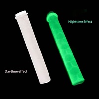 Poignée de canne à pêche lumineuse en silicone, anti-enroulement, pour la pêche à la carpe et aux gros poissons