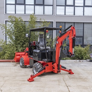 Supply Multi-purpose Backhoe <b>Wheel</b> 18.2kw Engine 400kg Load High Efficiency for <b>Small</b> - Product Image 2