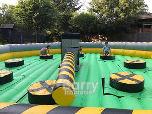 ホットチームビルディングスイーパーインタラクティブゲームワイプアウトエリミネーター有毒メルトダウンインフレータブルワイプアウトインフレータブル障害物コース - Product Image 5