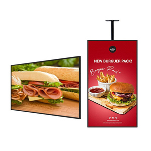 Pantalla Digital <span class=keywords><strong>de</strong></span> Menú Publicitario con Marco Ultra Delgado <span class=keywords><strong>de</strong></span> 32 43 50 55 Pulgadas, Tablero <span class=keywords><strong>de</strong></span> Menú Digital para Restaurante en Venta - Product Image 2