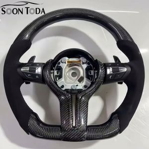 Volant personnalisé en fibre de carbone et suède pour <span class=keywords><strong>BMW</strong></span> M2 M3 M4 M2 F87 M5 F90 X3M F97 F10 F30 F85 F33 F36 F20 F22 X3 X5 X6 325i - Product Image 1