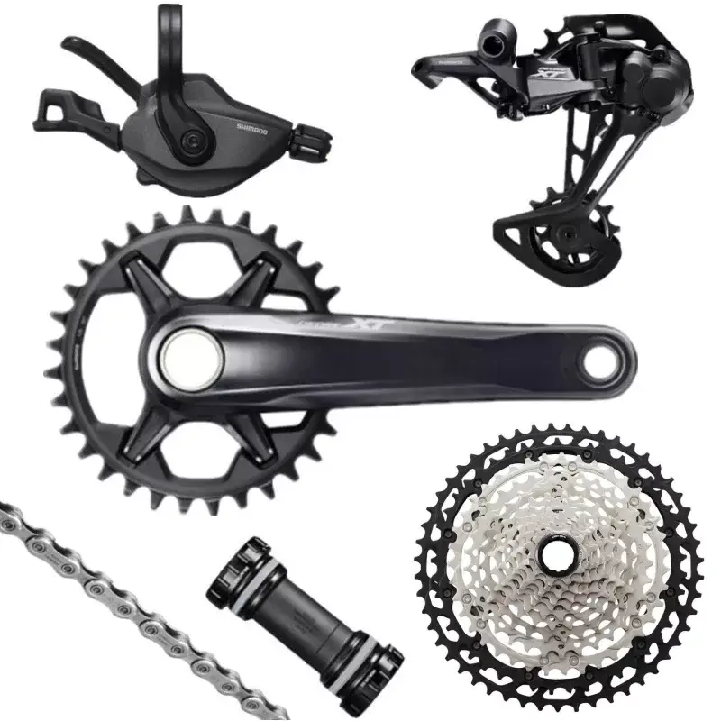 SHIMANO DEORE XT M8100 Groupset with M8120 34T 36T 170 175 Crankset 10-51T Cassette M8100 Rear Derailleur Shifter