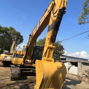 Excavadora de cadenas de 20 toneladas para sitios de excavación medianos, excavadora CAT 320GC usada de Caterpillar Japón para granja - Product Image 5