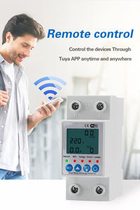 มิเตอร์อัจฉริยะ Wifi 2p 63a พร้อมอุปกรณ์ป้องกันพลังงาน ปรับแรงดันไฟฟ้าได้ ป้องกันไฟเกินและไฟรั่วลงดิน 1P+N 63A Elcb - Product Image 6