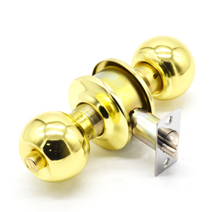 ゴールドプレート587高セキュリティドアノブロックダブルスチールドアボールロック - Product Image 4