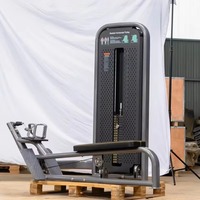 ASM-E1014 Appareil de musculation professionnel à poulie horizontale et à câble bas, à charge par disques, pour exercices dorsaux et rame assise