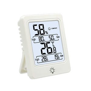 Termohigrómetro digital de tamaño mini, medidor de temperatura y humedad, con luz trasera e imán, de tamaño mini, con <span class=keywords><strong>2</strong></span> unidades - Product Image 4