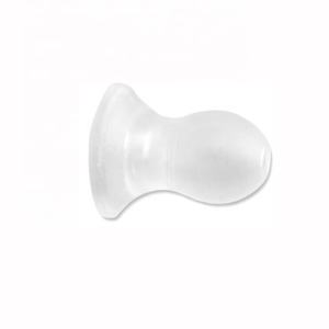 Accessoire pour talkie-walkie, embout d'oreille en silicone transparent de type champignon/téton pour écouteur à tube acoustique - Product Image 2