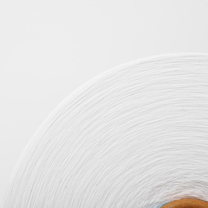 Fil à bout ouvert en polyester mélangé de coton régénéré Tissage à tricoter à haute ténacité Motif brut Matériau recyclé écologique - Product Image 4