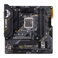 Carte mère ASUS TUF GAMING B460M-PLUS Micro-ATX LGA1200 pour processeur Intel de 10e génération I7/I5/I3, DDR4 128 Go max, M.2 B460 pour ordinateur de bureau - Prix abordable
