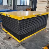 Plateforme élévatrice à ciseaux hydraulique fixe résistante à la rouille, table élévatrice stationnaire pour le nivellement des charges