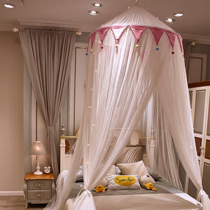 Moustiquaire élégante à <span class=keywords><strong>baldaquin</strong></span> <span class=keywords><strong>pour</strong></span> <span class=keywords><strong>lit</strong></span> double, tente anti-moustiques, <span class=keywords><strong>rideau</strong></span> de <span class=keywords><strong>lit</strong></span> à <span class=keywords><strong>baldaquin</strong></span> anti-insectes, moustiquaire ronde - Product Image 4