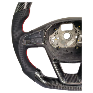 YTcarbon accessoires de voiture en Fiber de carbone <span class=keywords><strong>volant</strong></span> pour <span class=keywords><strong>Seat</strong></span> <span class=keywords><strong>Leon</strong></span> Mk3 <span class=keywords><strong>5F</strong></span> Ibiza 6F <span class=keywords><strong>volant</strong></span> de voiture de sport - Product Image 6