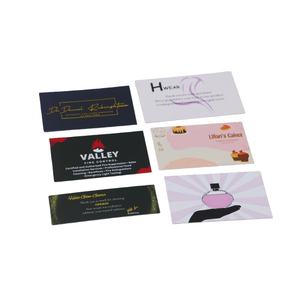 90X55mm 350gsm Siyah Pembe Özelleştirilmiş Logo Baskılı Şirket Bilgisayar Giyim Tanıtım Reklam Promosyon Kartvizit - Product Image 1