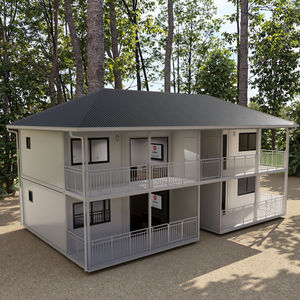 DAC 20ft 40ftラグジュアリーヴィラモデルハウスプレハブ複数モジュラー住宅拡張可能コンテナ2フロアハウス - Product Image 1