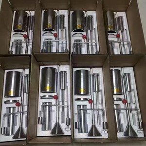 Probador de compactación de suelo Xd 1, medidor de densidad manual con cilindro nivelador, martillo y vibración para pruebas de suelo - Product Image 1