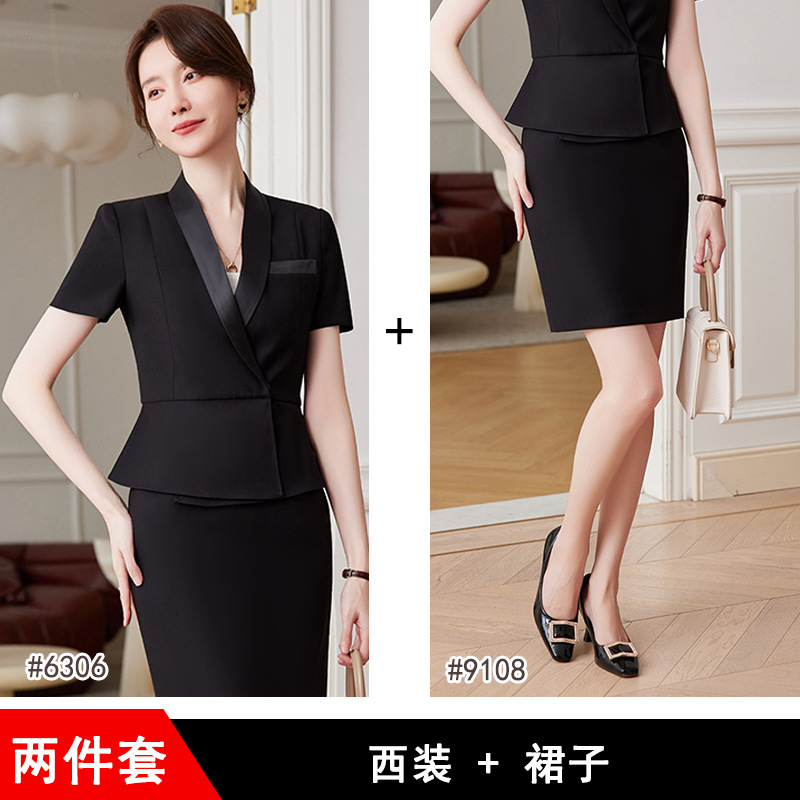 black suit dress