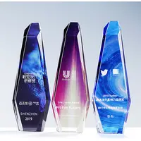 Hot Verkoop Ondersteuning Oem Meerdere Maten Custom Kleurendruk Kristal Trofee Award