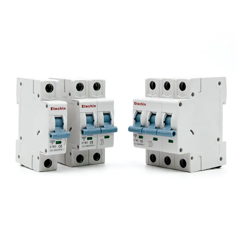 ETM3 Miniature circuit breaker 2P 6KA Kema 40 amps 63a overload short AC power safty home high quality Din Rail