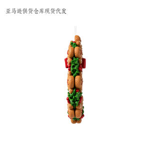 Affascinante Decorazione Artigianale in Poliresina: Ghirlanda di Pan di Zenzero, Regalo Raffinato per Natale in Stile Western - Product Image 2