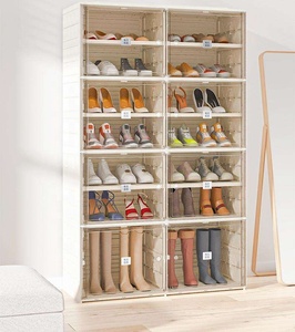 Zapatero personalizado diseño muebles de dormitorio grande bebé niños juguetes caja de plástico contenedor de almacenamiento cofre juguete de plástico para la venta - Product Image 5