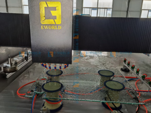 Máquina CNC EWORLD ATC para Corte y Pulido de Vidrio, Pulido Automático de Alta Precisión para Componentes Centrales de Motores/Bombas - Product Image 3