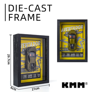 KMM 1:<span class=keywords><strong>32</strong></span> Coche de Metal GTR R34, Maqueta 3D Estéreo para Pared, Adorno Coleccionable, Regalo, Decoración del Hogar, Marco de Fotos de Simulación - Product Image 3