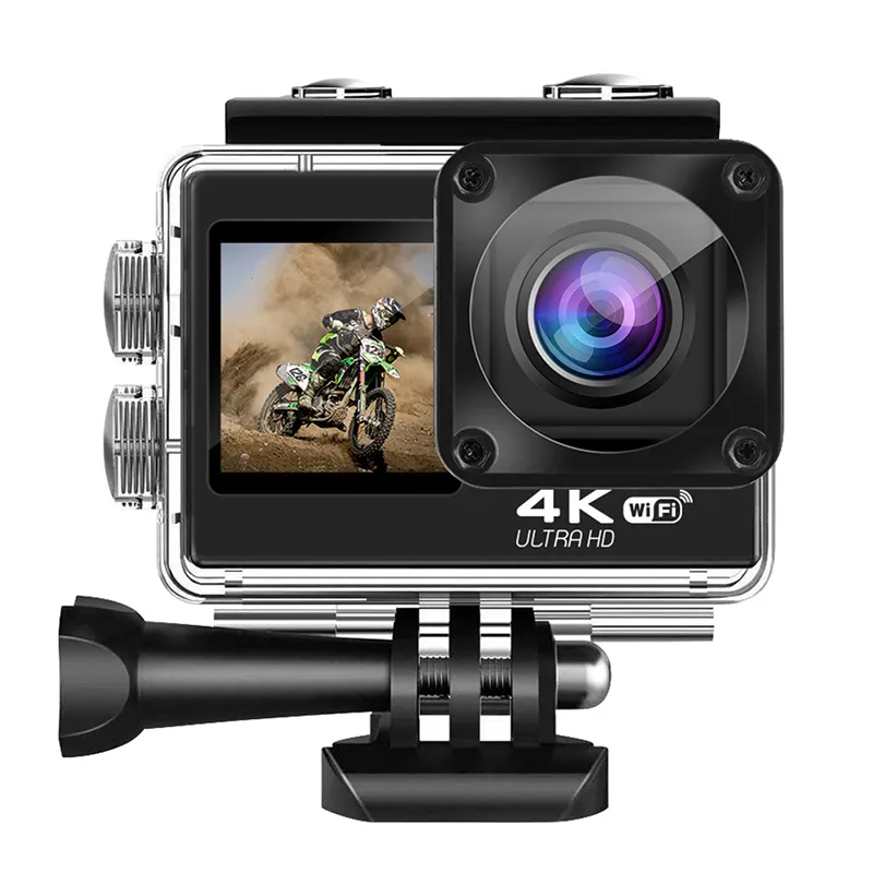 CJ137 2024 Ultra HD Waterproof Anti Shake 360 Action Sports Cameras With Wifi Function