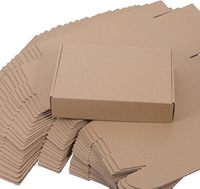 Cajas de Cartón Marrón, Cartón Corrugado para Empaquetado de Pequeñas Empresas y Envíos Postales