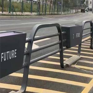 Barrera de caja de flores de acero inoxidable galvanizado para exteriores personalizable valla de paisaje anticolisión para acera y <span class=keywords><strong>cama</strong></span> de flores - Product Image 2