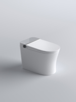 Neue Generation Smart Home Keramik-Toilette Vollautomatisch Fernbedienbar Sofortige Erwärmung All-in-One-Design Kein Wasserdruck erforderlich