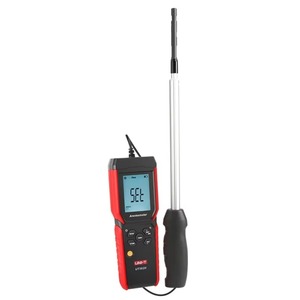 UNI-T UT362H เครื่องวัดอุณหภูมิการไหลของอากาศแบบมืออาชีพ พร้อมหัววัดแยกส่วนสำหรับวัดปริมาณอากาศ เซ็นเซอร์วัดความเร็วลมแบบ Hot Wire Anemometer - Product Image 3