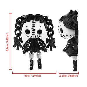 Muñeca de Terror Alice, Impresa en 3D, de Resina, Articulada, con Doble Cola de Caballo, Chica Demonio, Linda, Decorativa, Regalo para Halloween y San Valentín - Product Image 4