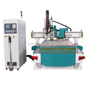 Nhà Máy Cung Cấp 1325 Carousel Atc Gỗ Cnc Router Đồ Nội Thất Làm Máy Với Gói Khoan