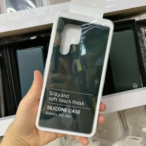 Accessori per telefoni cellulari custodia in Silicone liquido per Galaxy S21 S20 <span class=keywords><strong>S22</strong></span> S23 Plus <span class=keywords><strong>Ultra</strong></span> NOTE 9 10 20 5G - Product Image 3