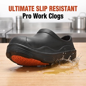 Nuove Scarpe Professionali da Chef 2026 Antiscivolo, Resistenti all'Olio, Impermeabili in EVA, Zoccoli da Lavoro Comodi per Cuochi e Manager - Product Image 1