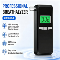Alcootest numérique standard européen, haute précision, compact et portable pour les conducteurs de véhicules
