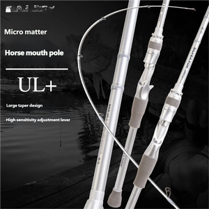 Canne à pêche télescopique en fibre de carbone, légère, faite à la main, pour la pêche en voyage - Product Image 4