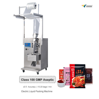 Machine de remplissage et d'emballage automatique pour sauce chili, ketchup, pâte de tomate, miel et huile en petites pochettes