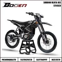 Kit d'autocollants graphiques Surron Ultra Bee, kit de protection intégrale en vinyle pour moto, protection de panneaux, housse personnalisée pour moto électrique tout-terrain