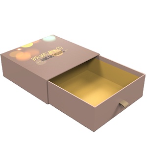 Caja de regalo de cartón rígido con logotipo de impresión personalizado, caja de regalo al por mayor deslizante con cinta, fabricante de China - Product Image 1