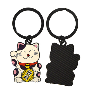 Porte-clés personnalisé en métal en alliage de zinc, design <span class=keywords><strong>2d</strong></span> 3d, lettre en émail doux, nom de l'entreprise, logo, porte-clés - Product Image 3