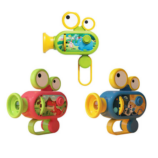 Kid Projection Toy Flashlight Glowing Education Cartoon Picture Projector Toy for Kid Mini Projector Toy